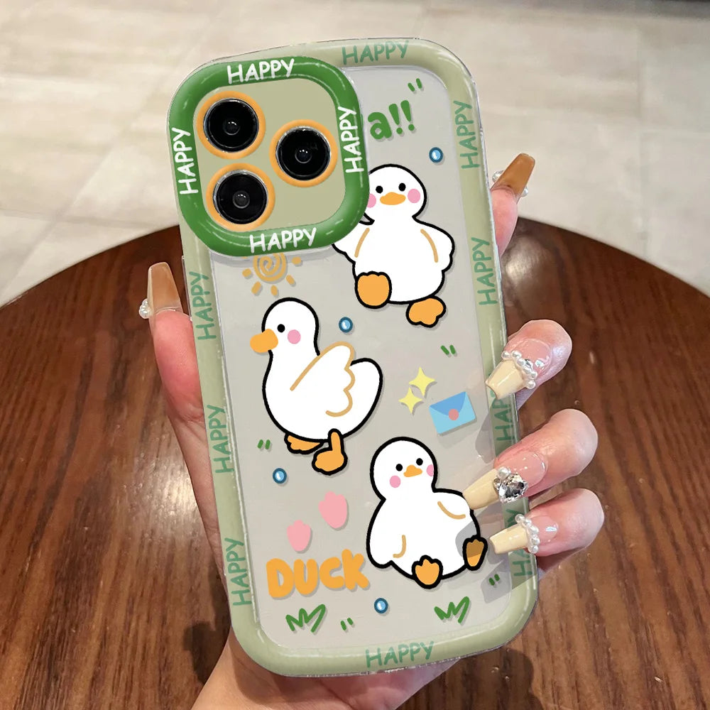 Cute Cat Silicone iPhone Case
