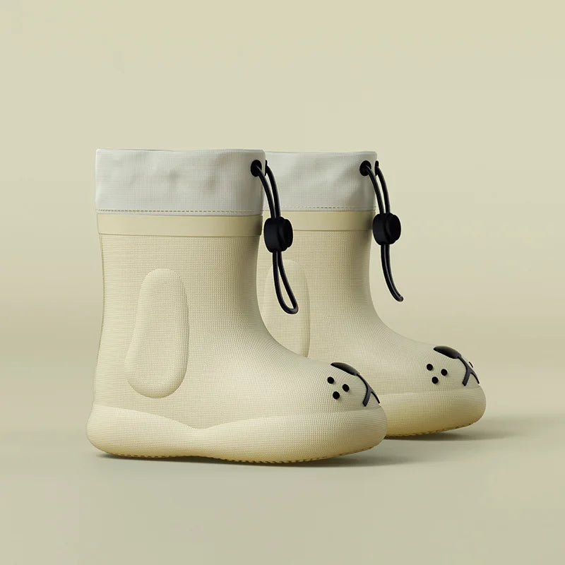 Kids Waterproof Rain Boots Lightweight EVA Rain Shoes for Boys & Girls