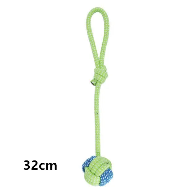 Cotton Rope Dog Chew Ball Toy for Small Large Dogs