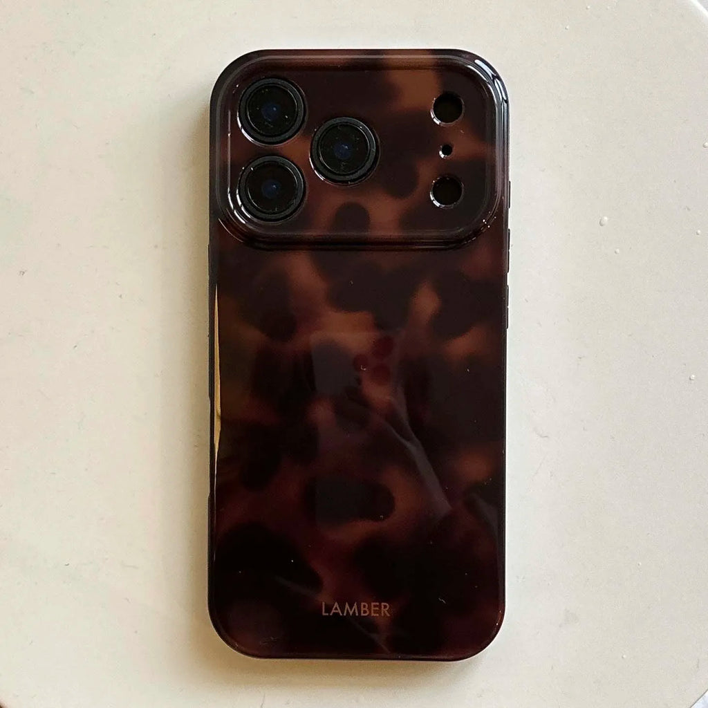 Amber Back Shockproof iPhone Case