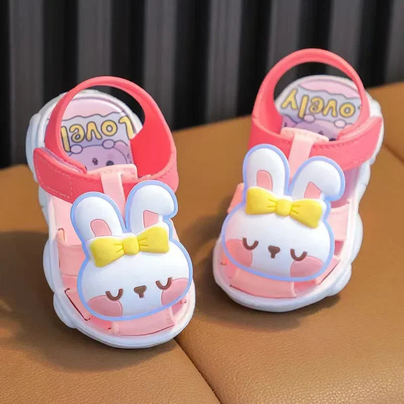 Baby Boys Girls Breathable Cartoon Outdoor Sandals Cute Infant Walking Shoes