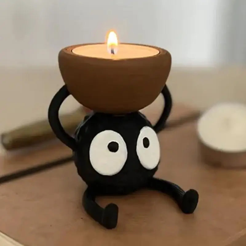 Cute 3D Printed Tea Light Candle Holder Decorative Candlestick Stand