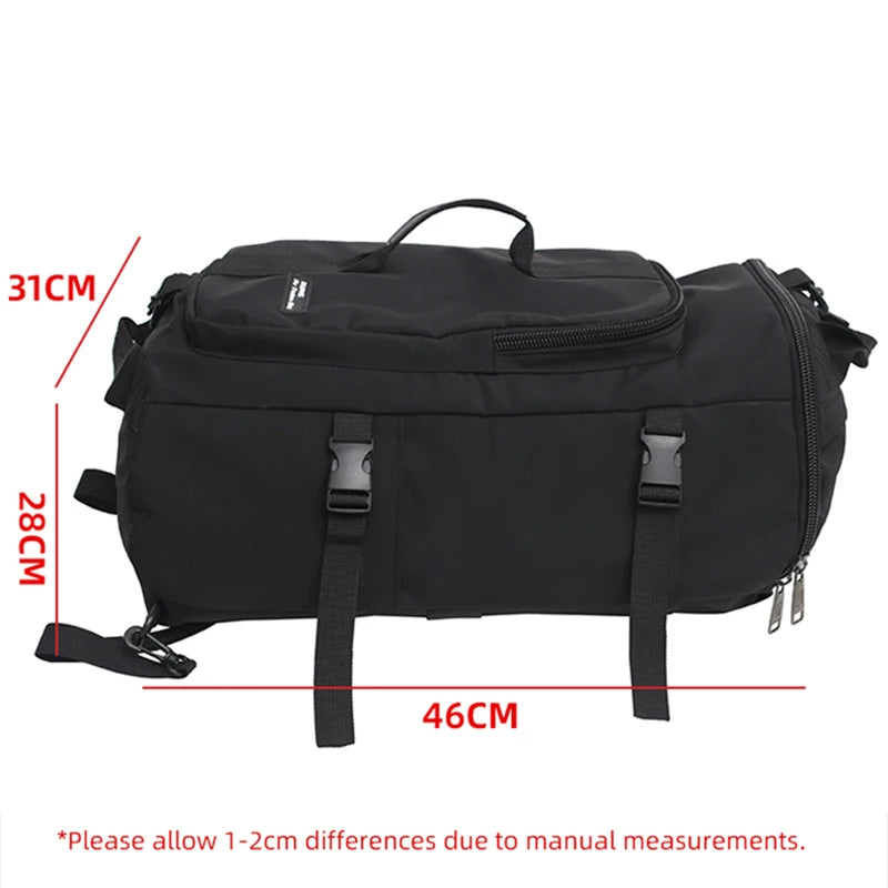 Large Waterproof Travel Duffle Backpack Outdoor Sport Shoulder Bag