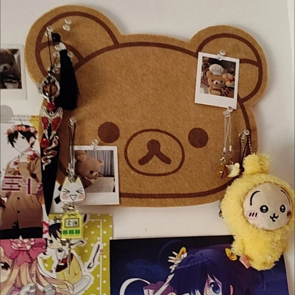Cartoon Felt Board Cute Photo Wall Message Board