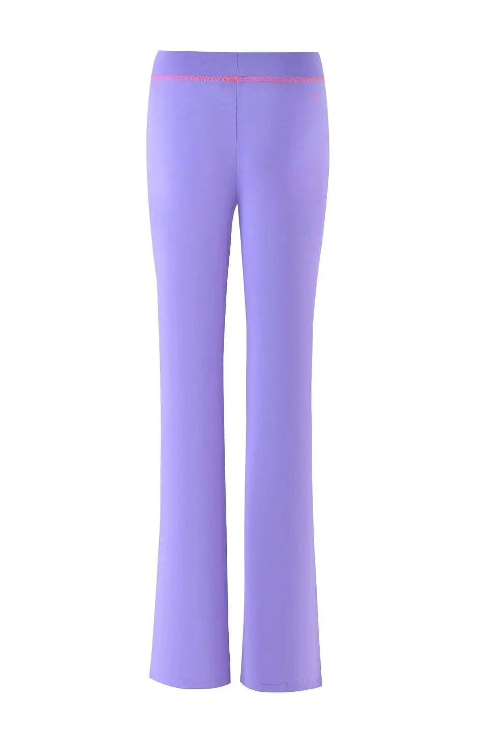Women Zip Up Long Sleeve Spring Top with Low Waist Flared Pants Two Piece Outfit