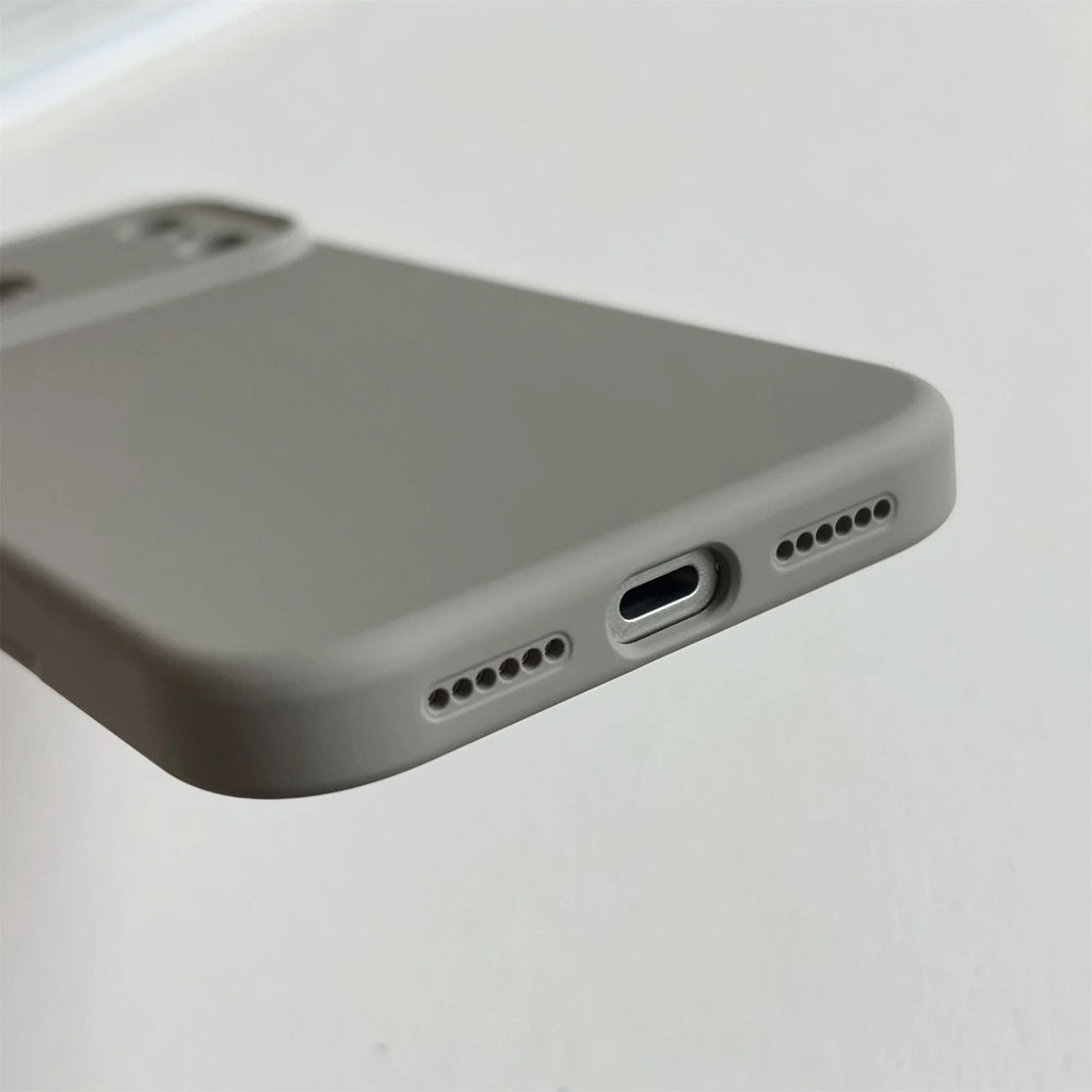 Liquid Silicone Shockproof TPU iPhone Case