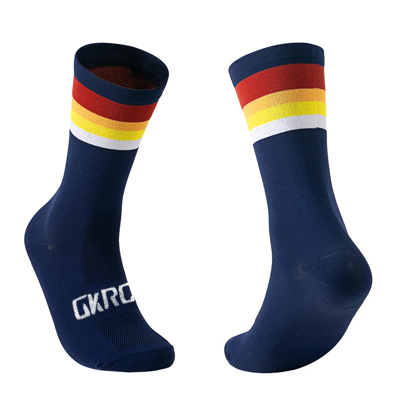 Compression Cycling Socks Breathable Sports Running Soccer Basketball Socks