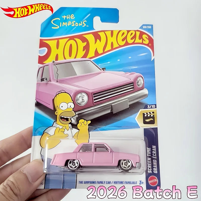 Hot Wheels 2026 Case E 1:64 Diecast Cars Simpsons Pagani Audi Mazda Dodge