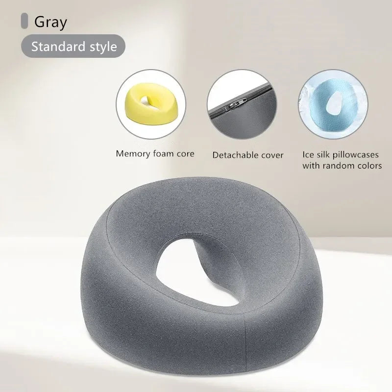 Face Down Memory Foam Pillow Desk Nap Pillow for Massage Beauty Salon