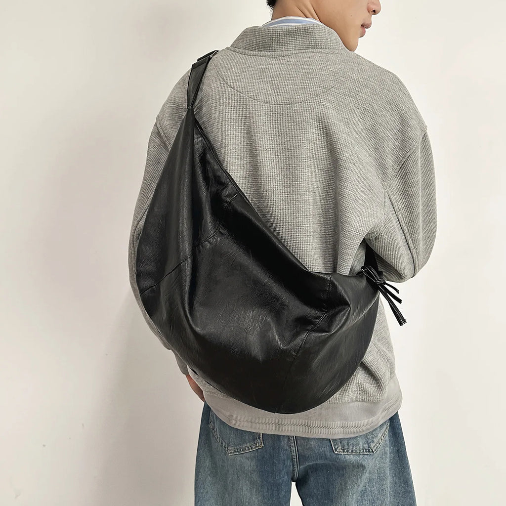 Men Dumpling Crossbody Bag