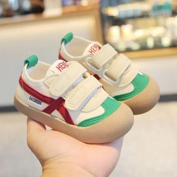 Girls Canvas Shoes Soft Sole Style Toddler Sneakers