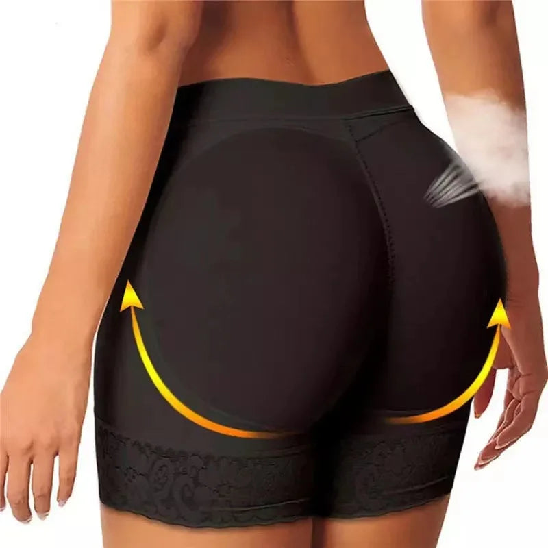 Women’s Padded Butt Lifter Shapewear Panty High Waist Tummy Control