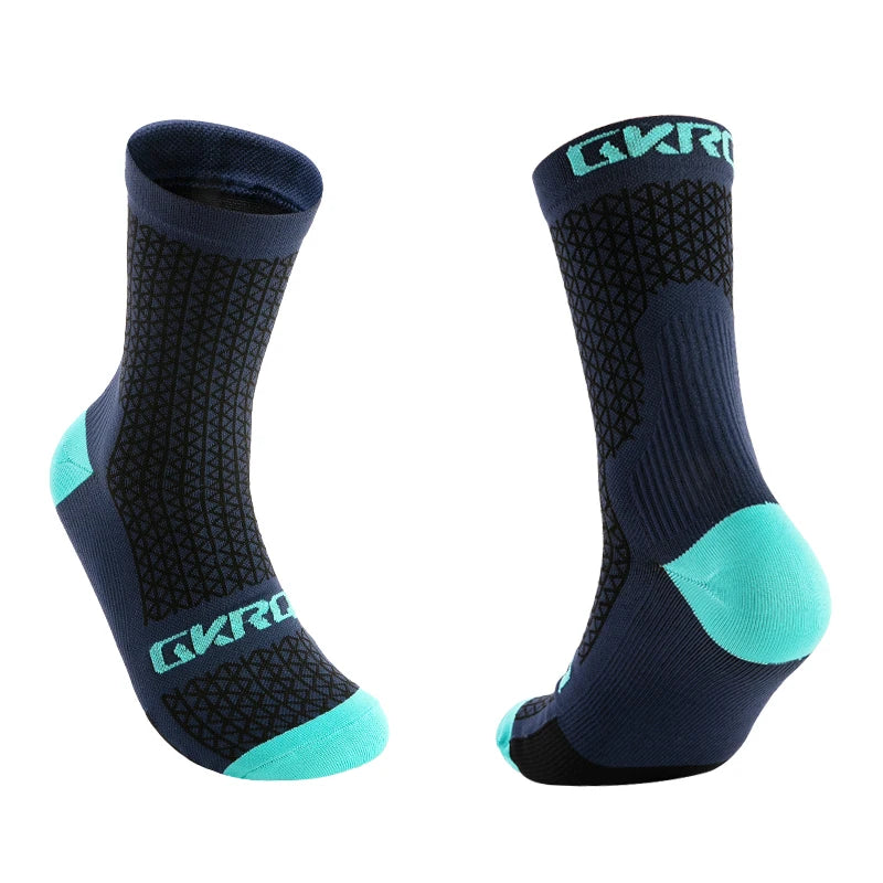 Compression Cycling Socks Breathable Sports Running Soccer Basketball Socks