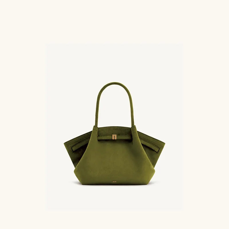 Dumpling Shoulder Bag Large Capacity Women Tote Handbag Minimalist Style