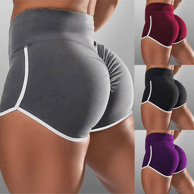 Scrunch Butt Gym Shorts Women High Waist Booty Lifting Workout Shorts