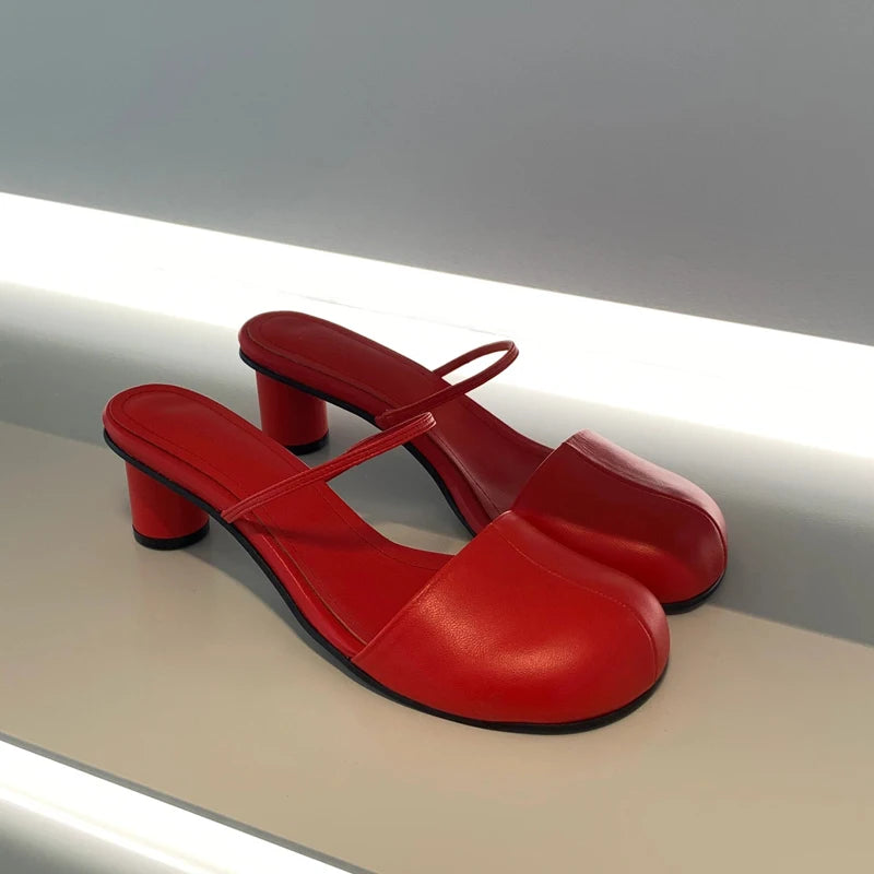 Summer Slip On Mule Slippers for Women Closed Toe Slides