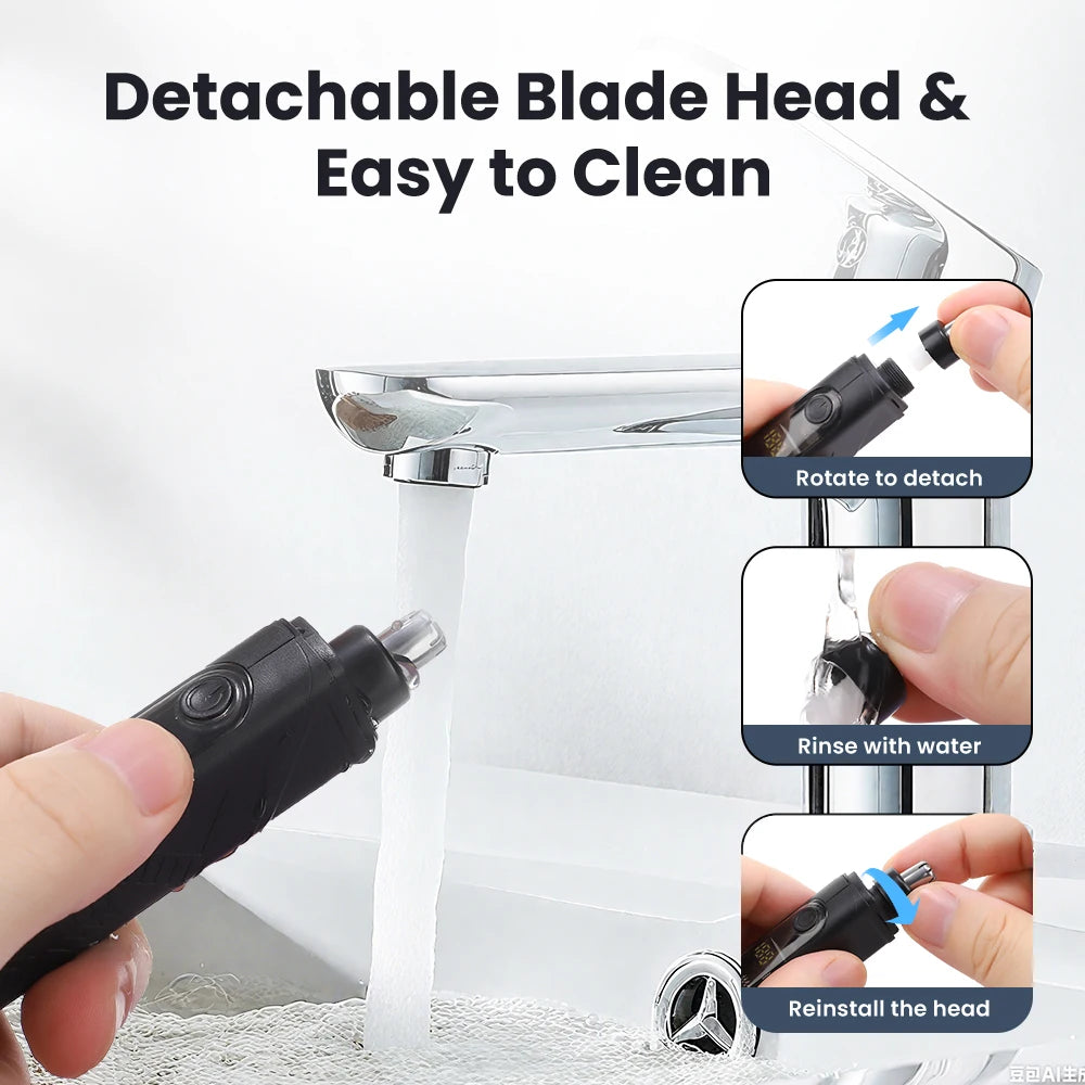 Nose Hair Trimmer Rechargeable Men