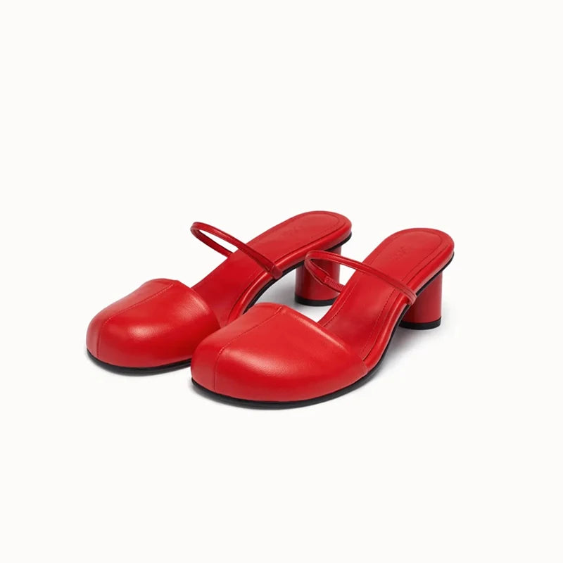 Summer Slip On Mule Slippers for Women Closed Toe Slides