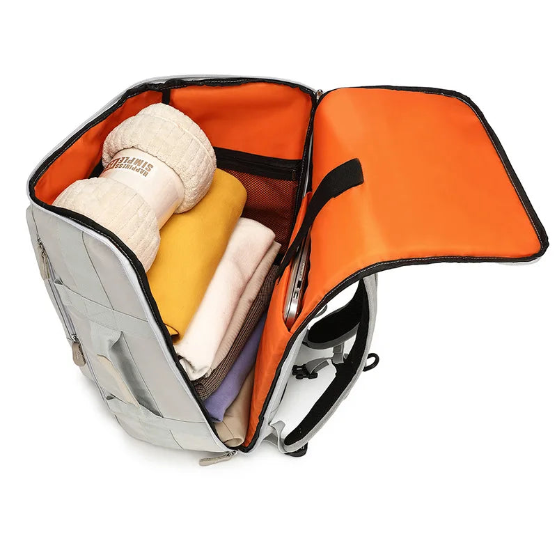 Large Capacity Gym Travel Backpack Dry Wet Separation Sports Fitness Bag Fishing Yoga Training Backpack