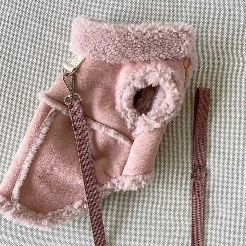 Small Dog Cute Vest Jacket Autumn Winter Pet Coat Soft Clothing