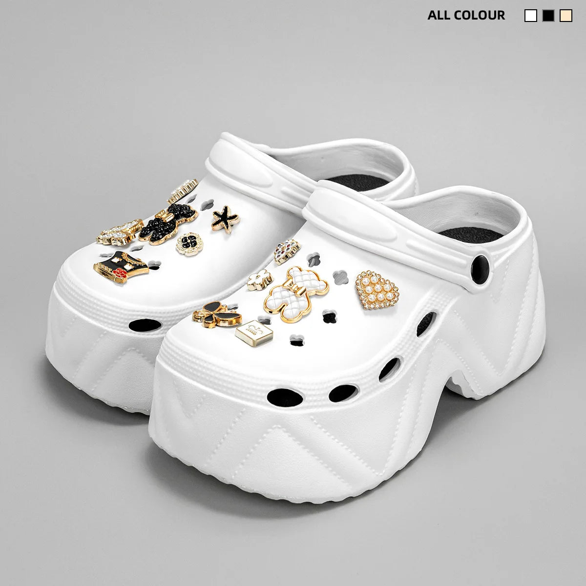 Women’s 9cm Platform Clogs Thick Sole EVA Summer Slippers