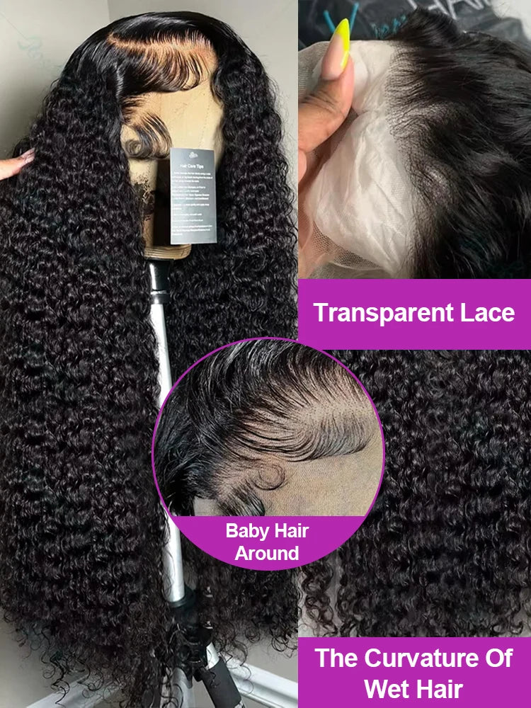Loose Deep Wave Wig – 300 Density HD Lace Front Human Hair Wig (Extra Long)