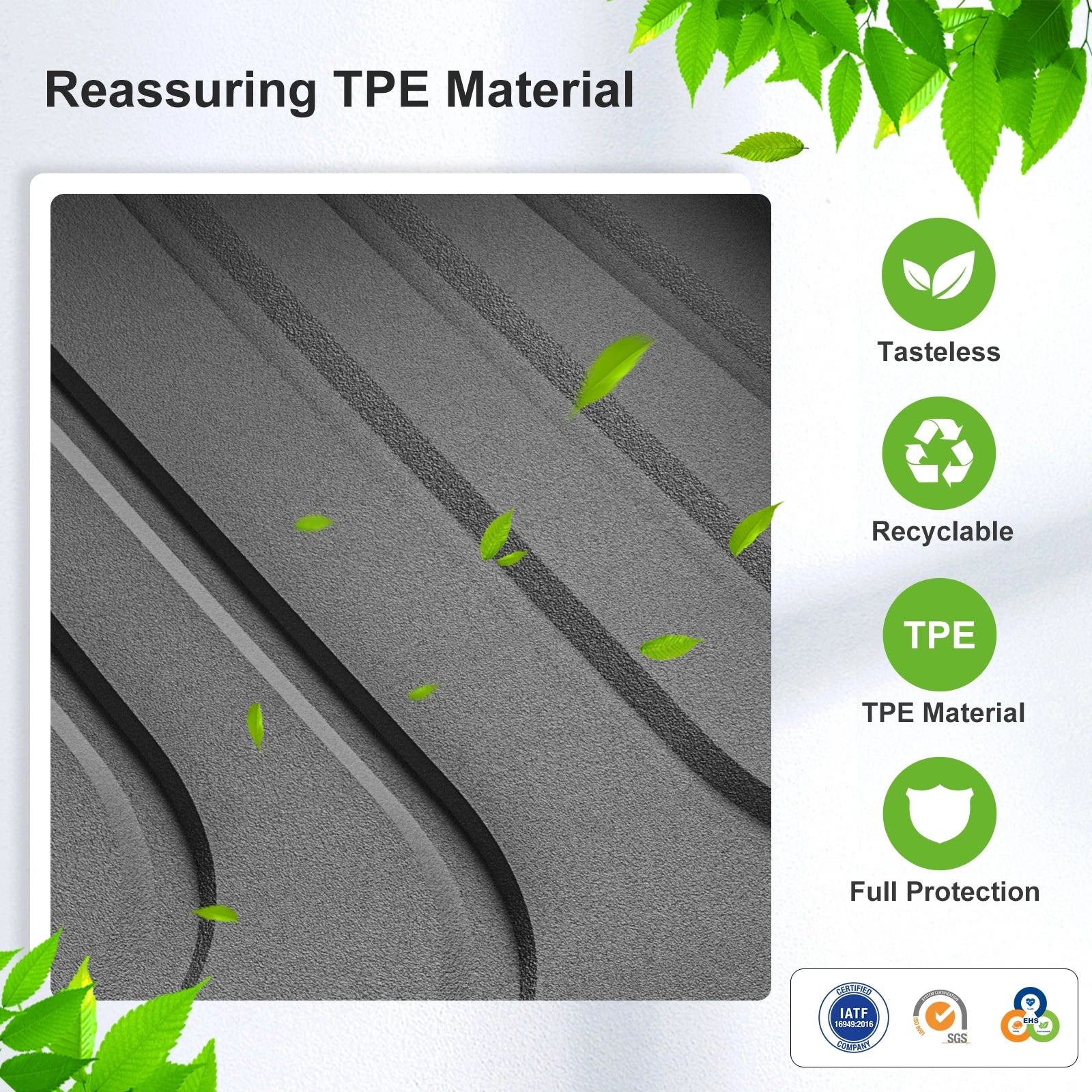 BYD ATTO 3 Floor Mats & Cargo Liner – Custom Fit Waterproof TPE Interior Protection Set