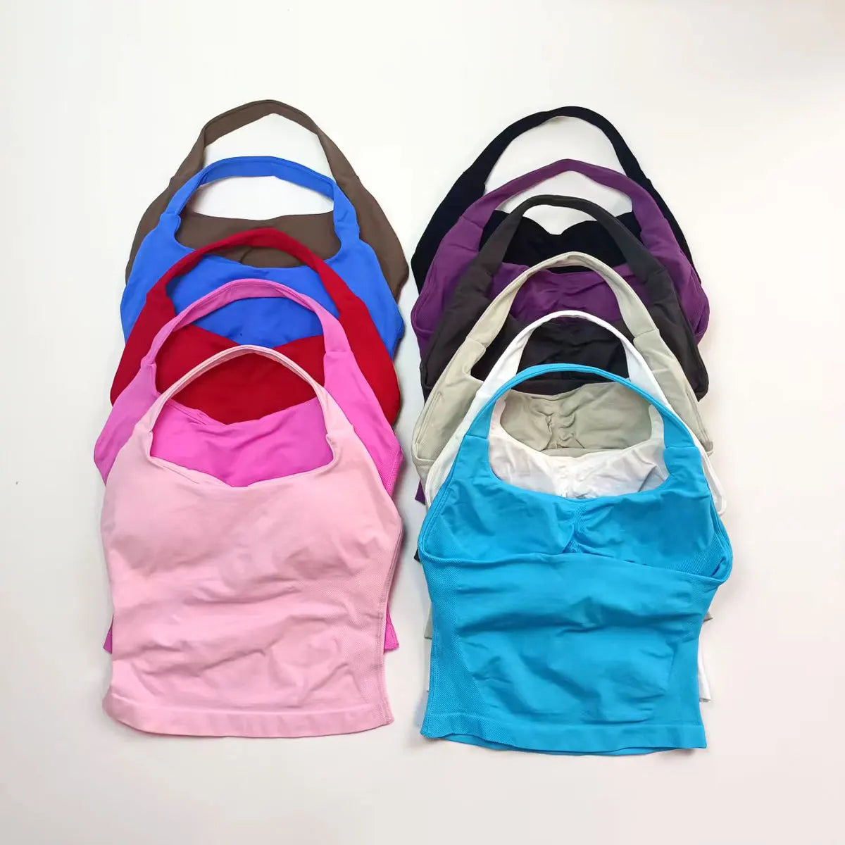 Yoga Tank Top Women Removable Pad Sports Bra Gym Fitness Activewear