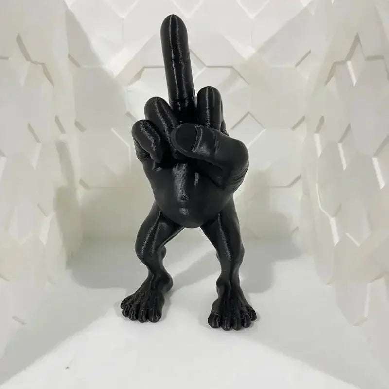 Funny Middle Finger Desk Figure Resin Office Desktop Decoration Creative Ornament