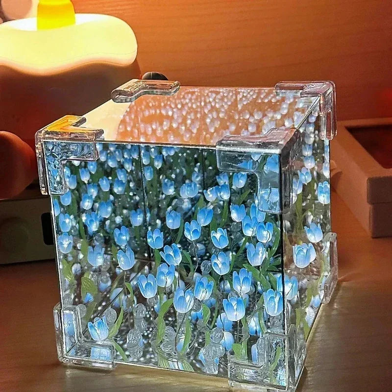 DIY Tulip Flower Night Light Kit for Girlfriend Gift