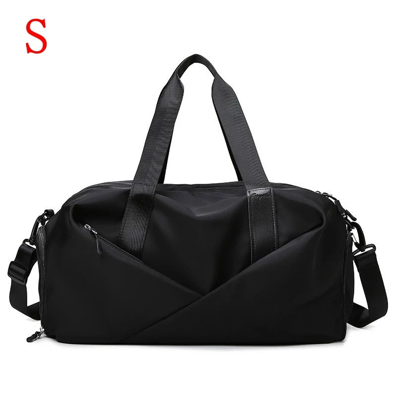 Women Gym Duffle Bag with Wet Pocket and Shoe Compartment