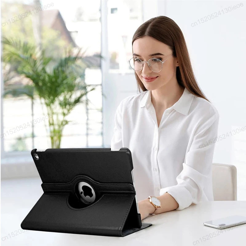 360 Rotating iPad Case Stand Protective Tablet Cover