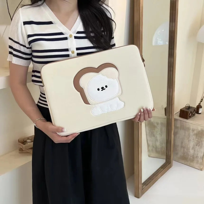 Cute Laptop Sleeve Case 13-16 Inch MacBook Air Pro Shockproof Protective Bag