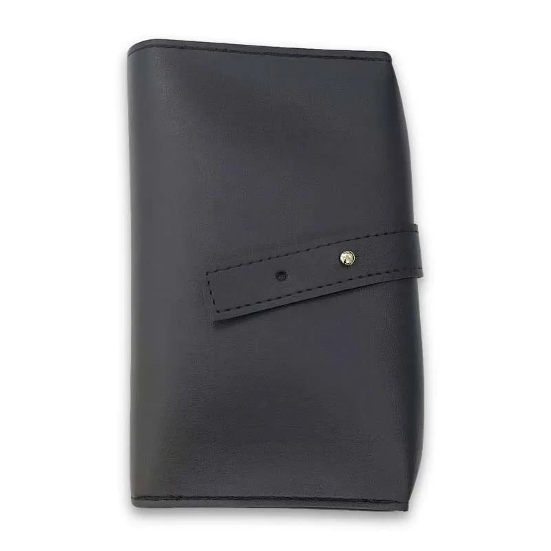 Leather Cable Organizer Travel Electronics Storage Bag
