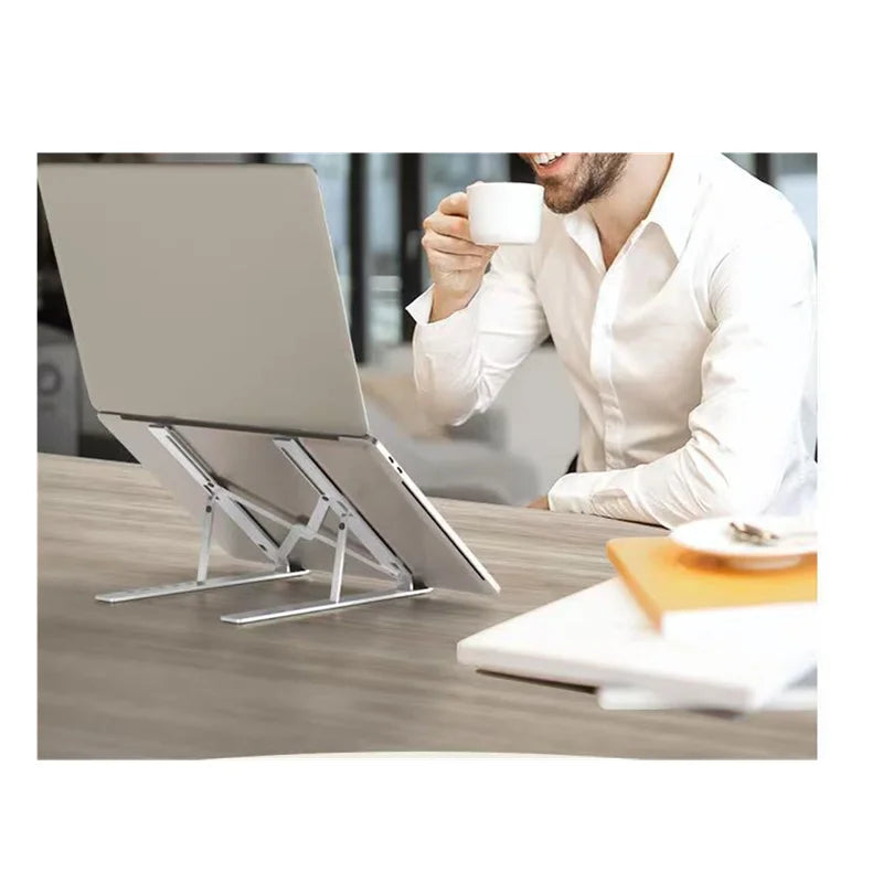 Foldable Laptop Stand Adjustable Ergonomic Cooling Notebook Holder