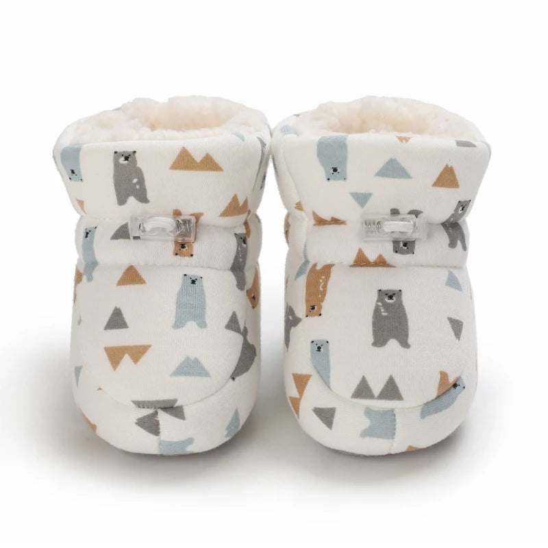 Baby Winter Cartoon Boots Soft Sole Anti Slip Toddler Shoes