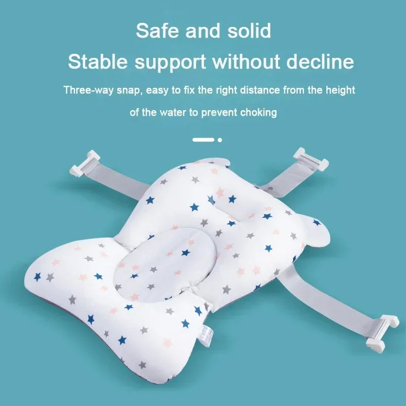 Adjustable Baby Bath Cushion Newborn Support Seat