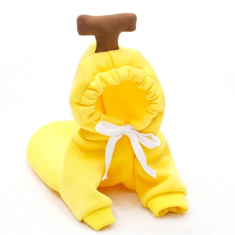 Cute Fruit Dog Hoodie Warm Fleece Pet Jacket