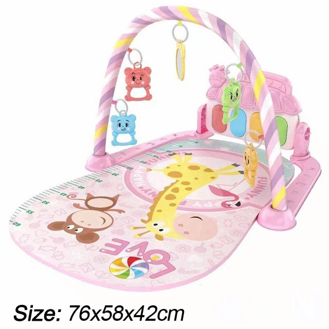 Baby Music Play Gym Piano Activity Mat for Newborns 0 to 36 Months