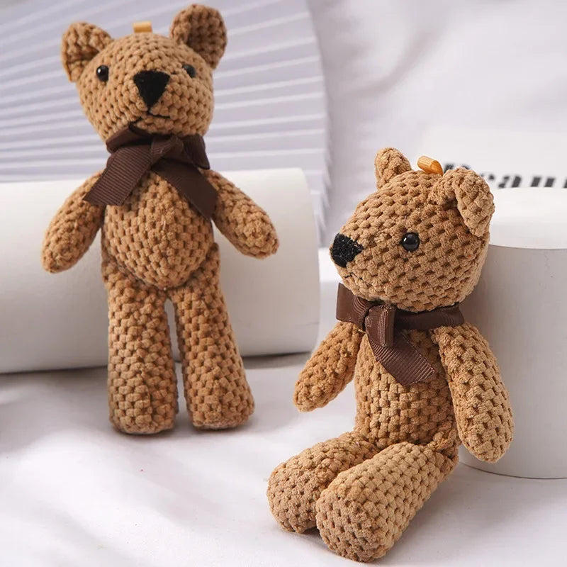 16cm Pineapple Bear Plush Keychain Mini Teddy Bear Gift