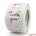 Thank You Stickers Roll – Elegant Packaging Labels for Small Business & Gift Wrapping