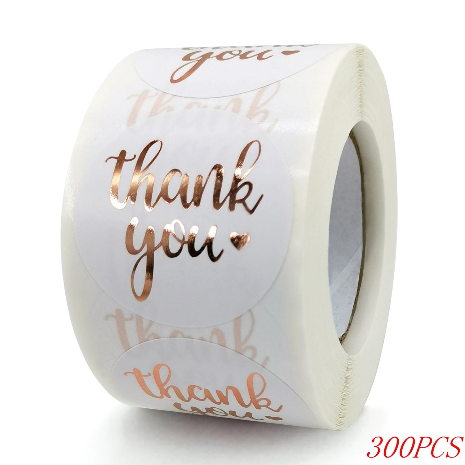 Thank You Stickers Roll – Elegant Packaging Labels for Small Business & Gift Wrapping