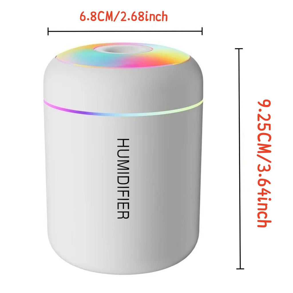 180ml Mini Air Humidifier USB Essential Oil Diffuser Mist Maker with Light