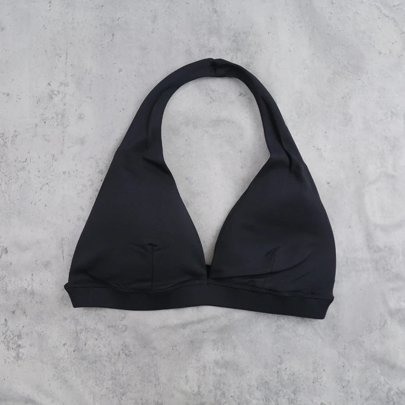 Neck Hanging Yoga Sports Bra Women Breathable Running Fitness Cycling Bra
