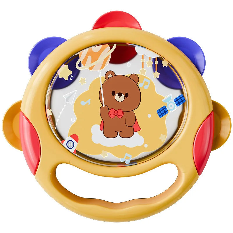 Baby Handheld Tambourine Drum Toy