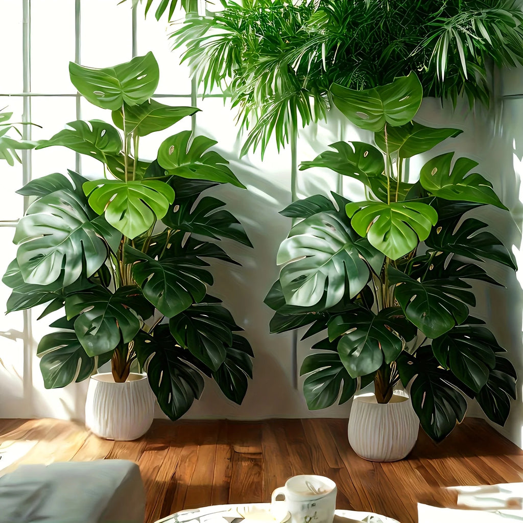 Artificial Fiddle Leaf Fig Tree Realistic Plastic Plant Home Office Wedding Decor