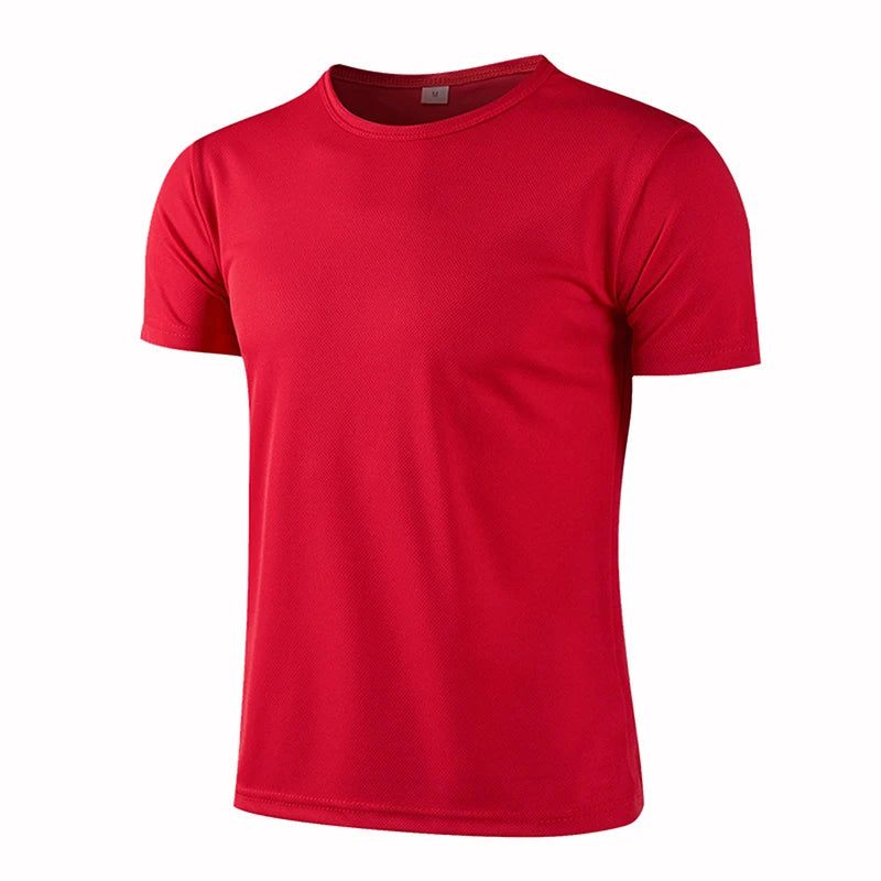 Quick Dry Sports T Shirt Men Women Breathable Gym Running Fitness Tee