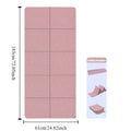Foldable TPE Yoga Mat Eco Friendly Non Slip Travel Fitness Exercise Mat