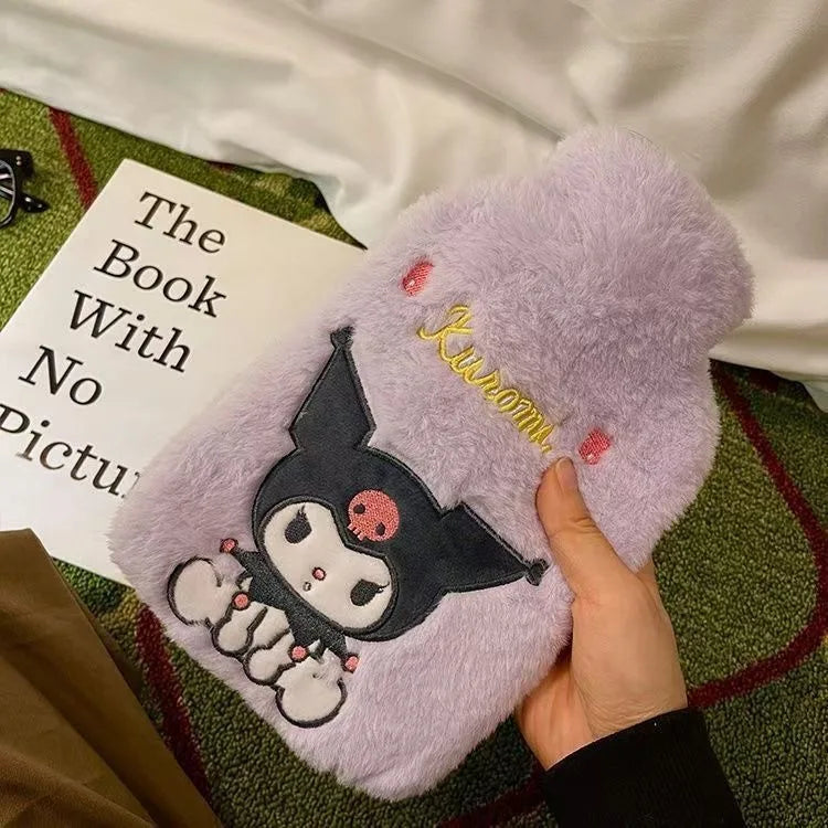 Plush Hot Water Bottle Kuromi Cinnamoroll Winter Hand Warmer Gift