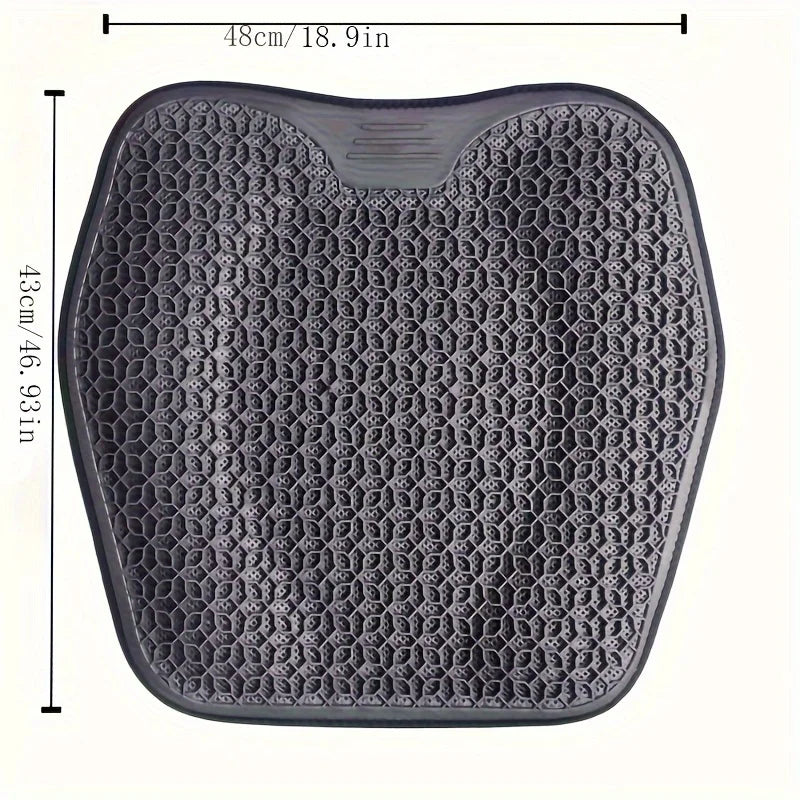 Gel Seat Cushion Honeycomb Design Breathable Ergonomic Car Office Seat Pad
